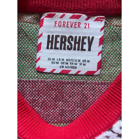 Forever 21 x Hershey's Christmas Crop Sweater Womens/Teen Size Medium - Picture 6 of 6